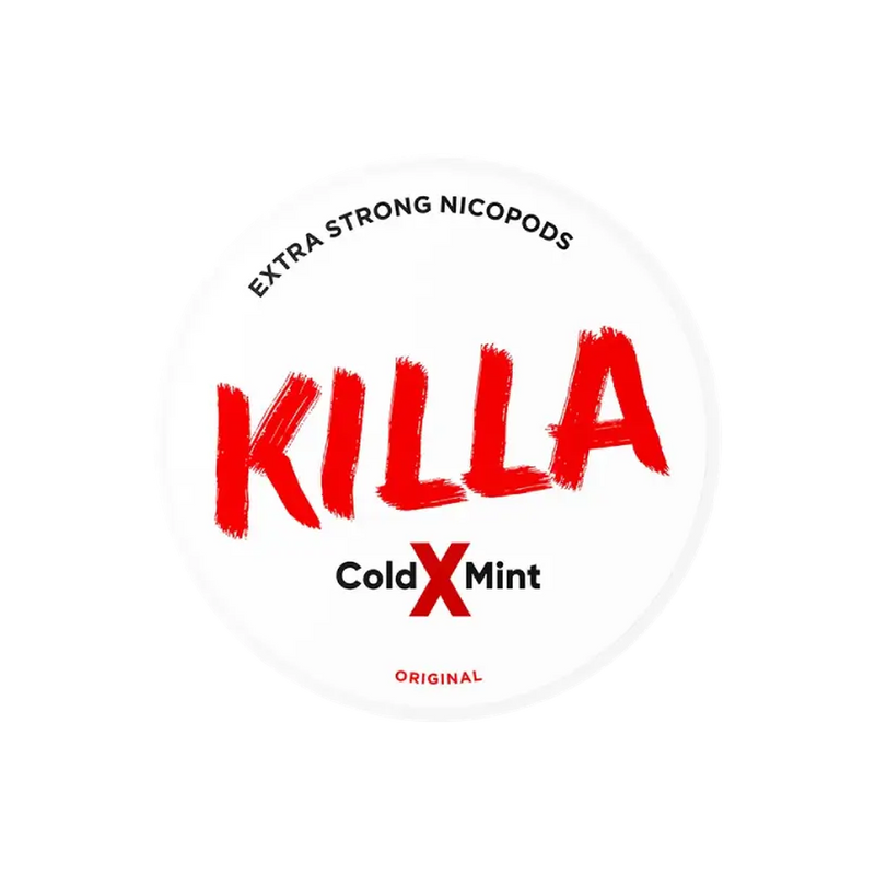 KILLA Cold X Mint – cutie de pungute cu nicotină