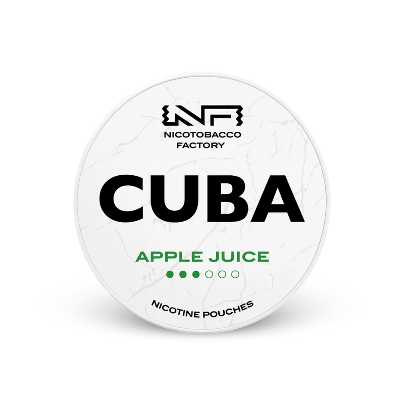 CUBA White Apple Juice – cutie de pernițe de nicotină