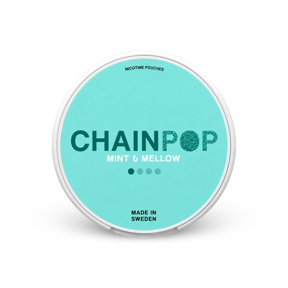 Chainpop Mint & Mellow – cutie de pliculețe cu nicotină