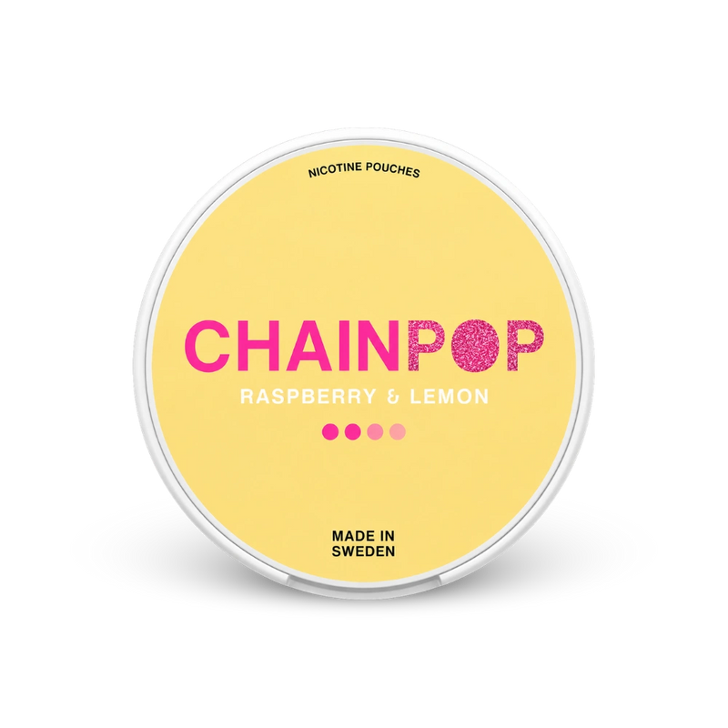 Chainpop Raspberry Lemon – cutie de pungute cu nicotină