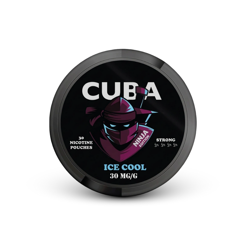 Cuba Ninja Ice Cool – cutie cu pungute de nicotină