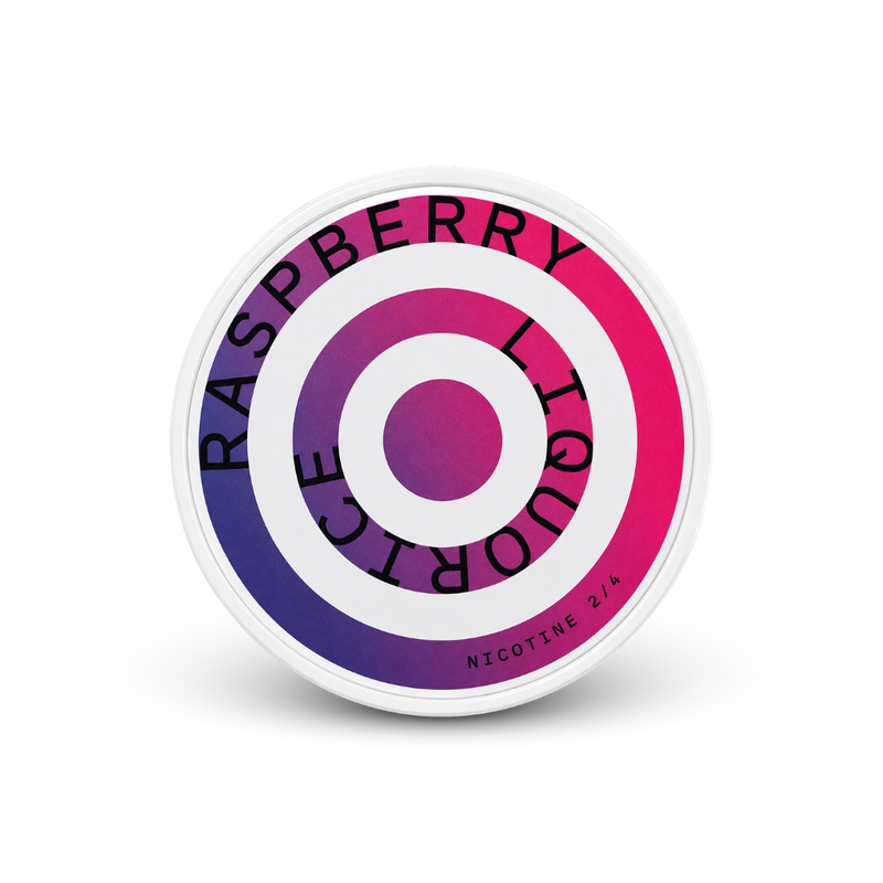 HELWIT Raspberry Liquorice Slim – cutie de pernuțe de nicotină