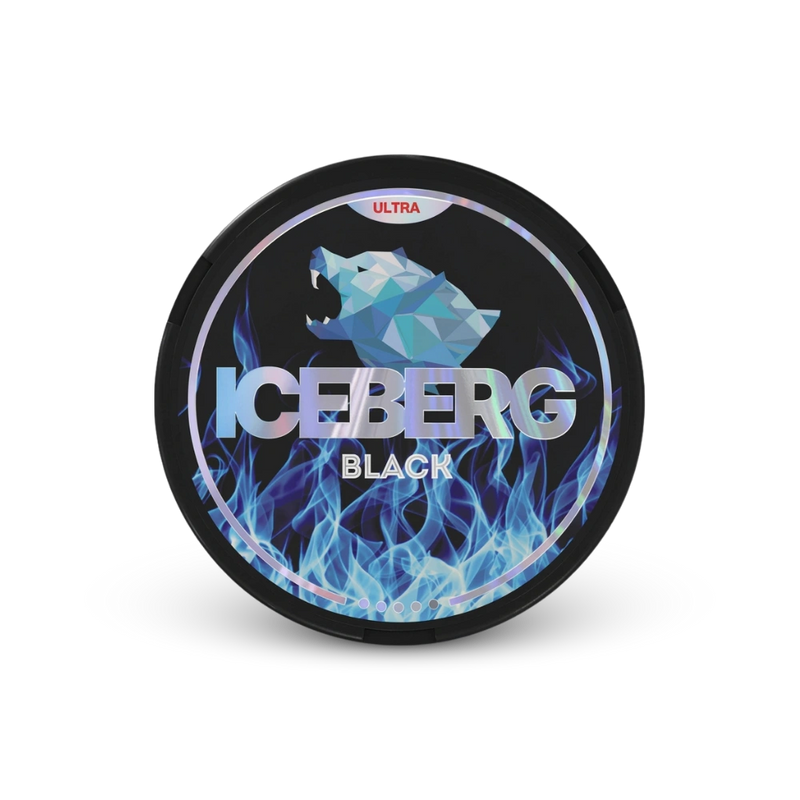Iceberg Black – cutie de pungute de nicotină
