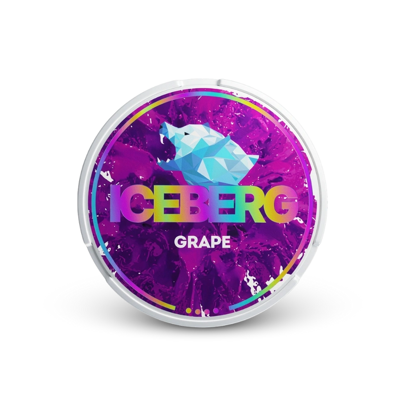 Iceberg Grape – cutie de plicuri de nicotină