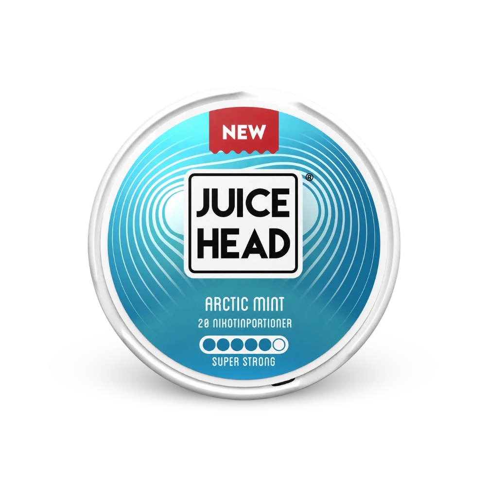 Juice Head Arctic Mint Super Strong – cutie de pungi de nicotină
