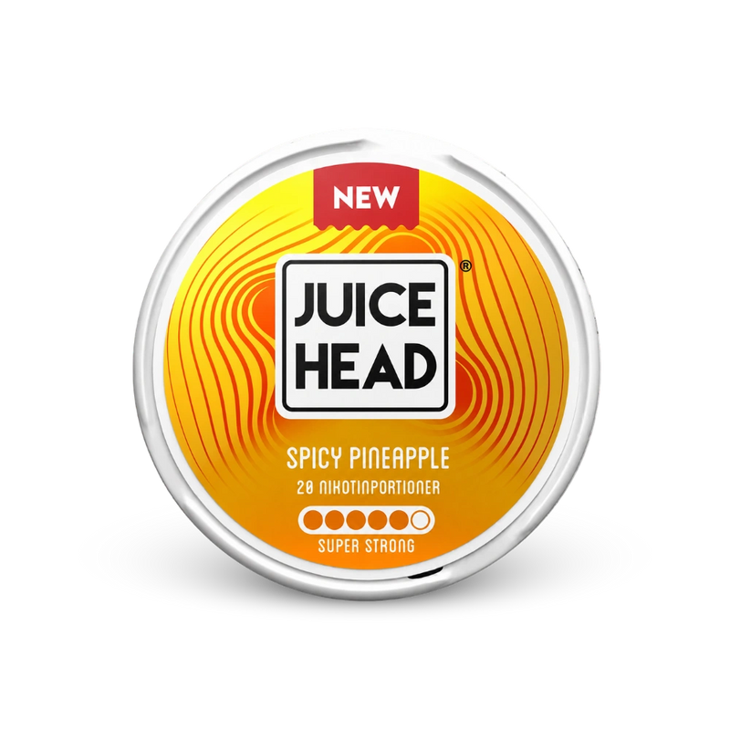 Juice Head Spicy Pineapple Super Strong – cutie de plicuri de nicotină