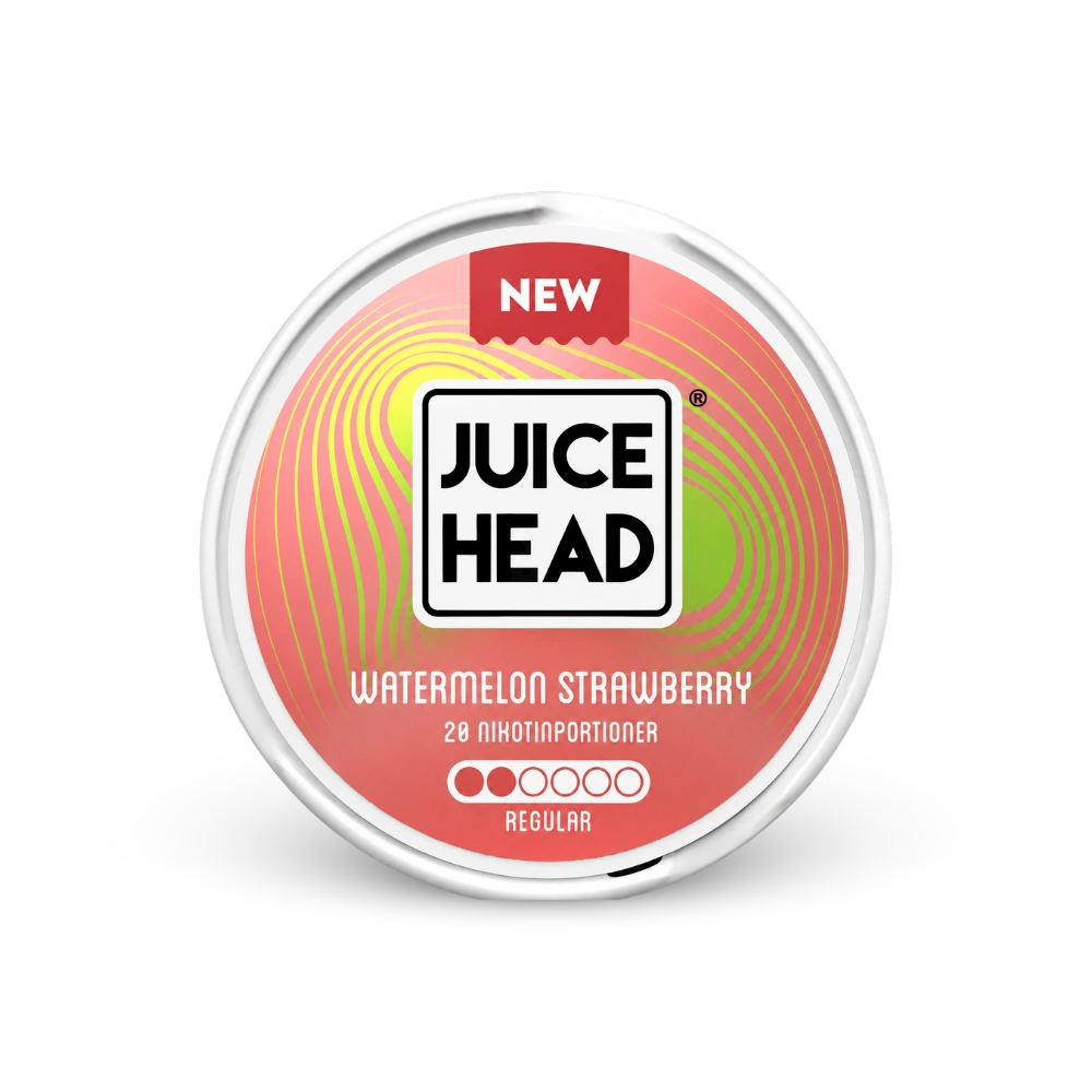 Juice Head Watermelon Strawberry Regular – cutie de pungi de nicotină