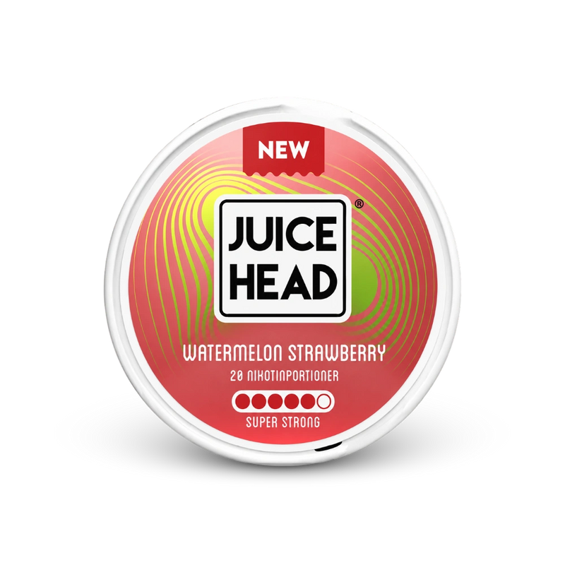 Juice Head Watermelon Strawberry Super Strong – cutie de pliculețe cu nicotină