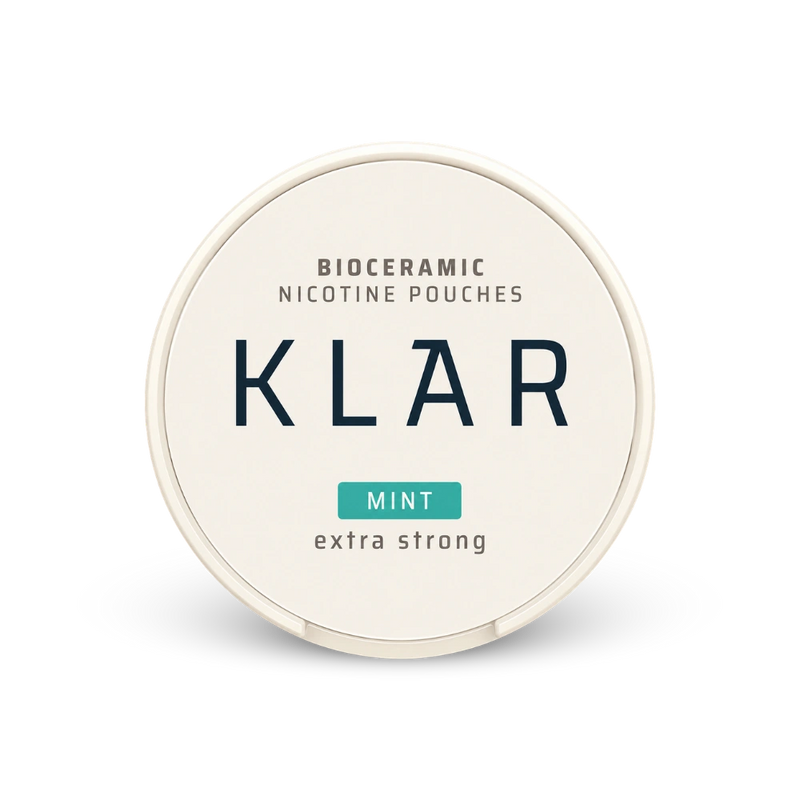 KLAR Mint Extra Strong Slim – cutie de pungi cu nicotină