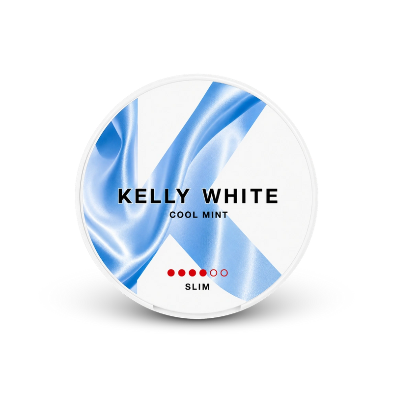 Kelly White Cool Mint Slim Strong – cutie de pernițe cu nicotină