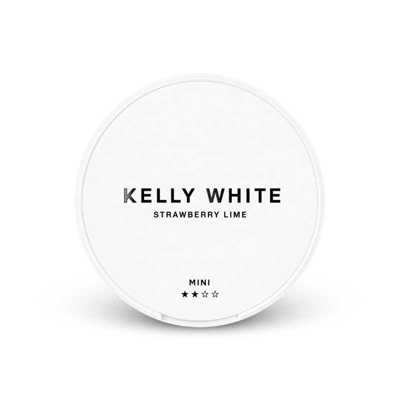 Kelly White Mini Strawberry Lime – cutie de saci de nicotină