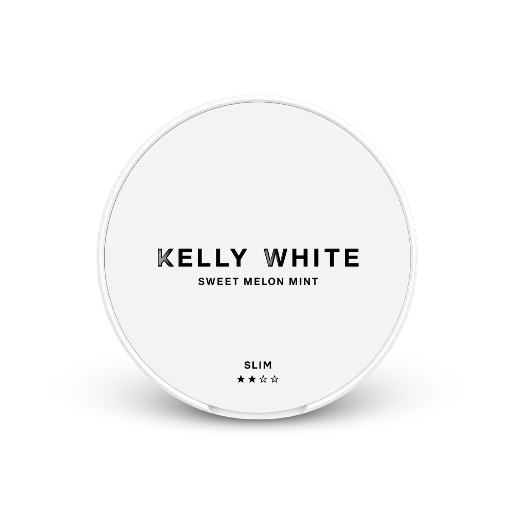 Kelly White Sweet Melon Mint Slim – cutie de pernuțe de nicotină