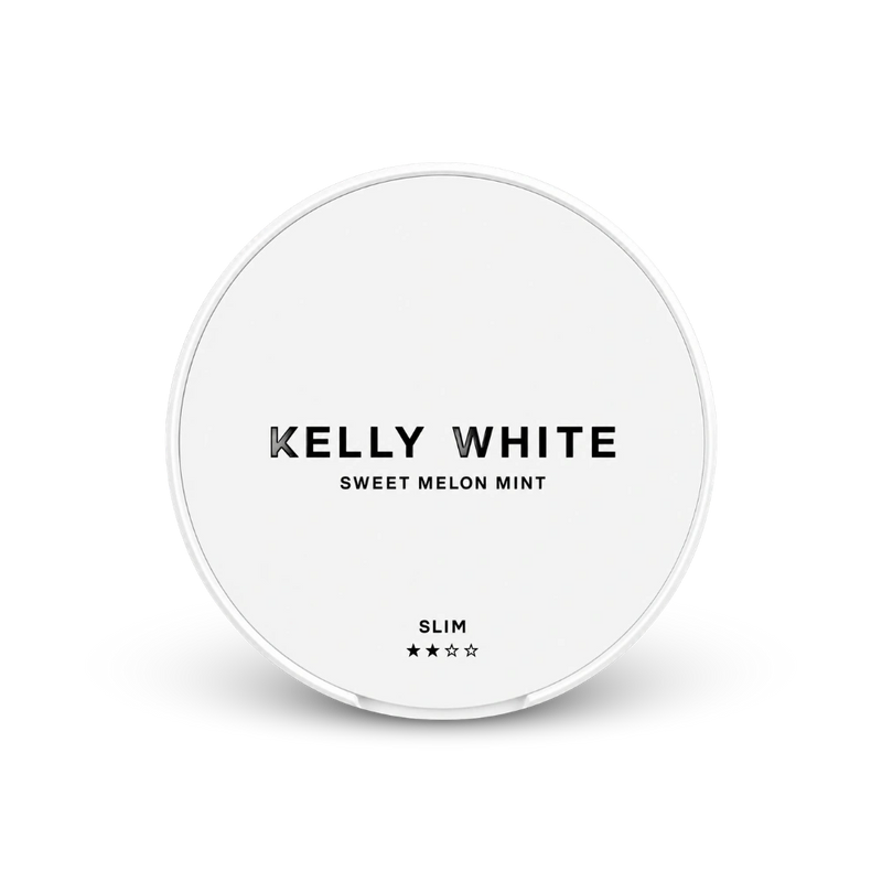 Kelly White Sweet Melon Mint Slim – cutie de pernuțe de nicotină