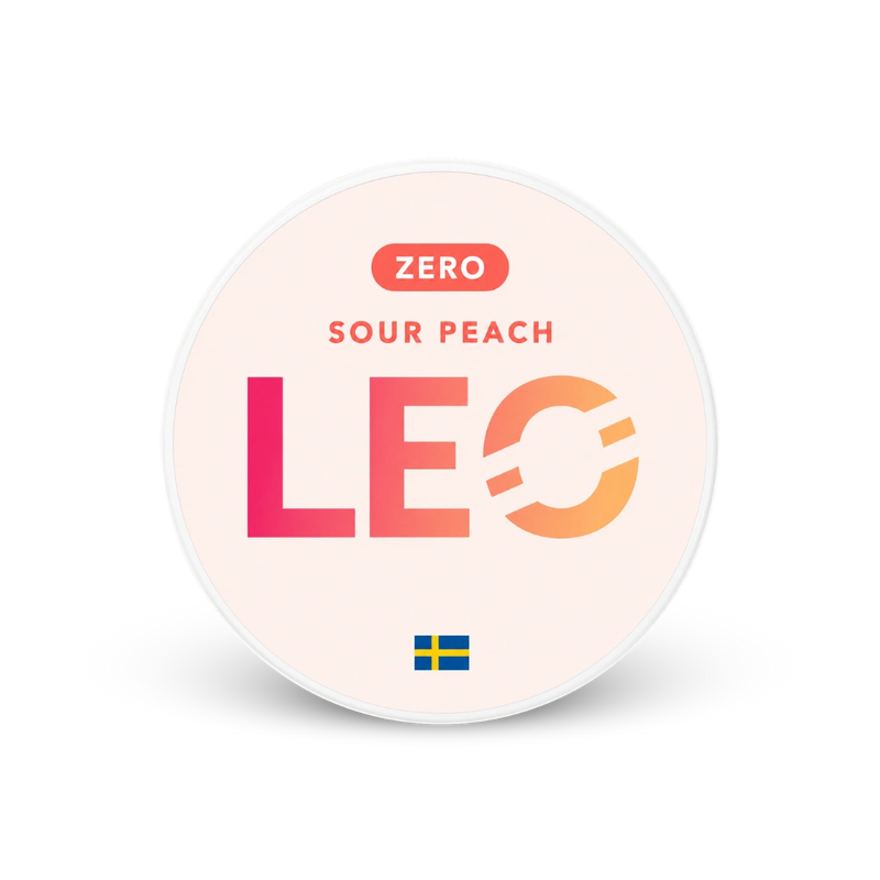 LEO Sour Peach Zero – cutie de pernuțe cu nicotină