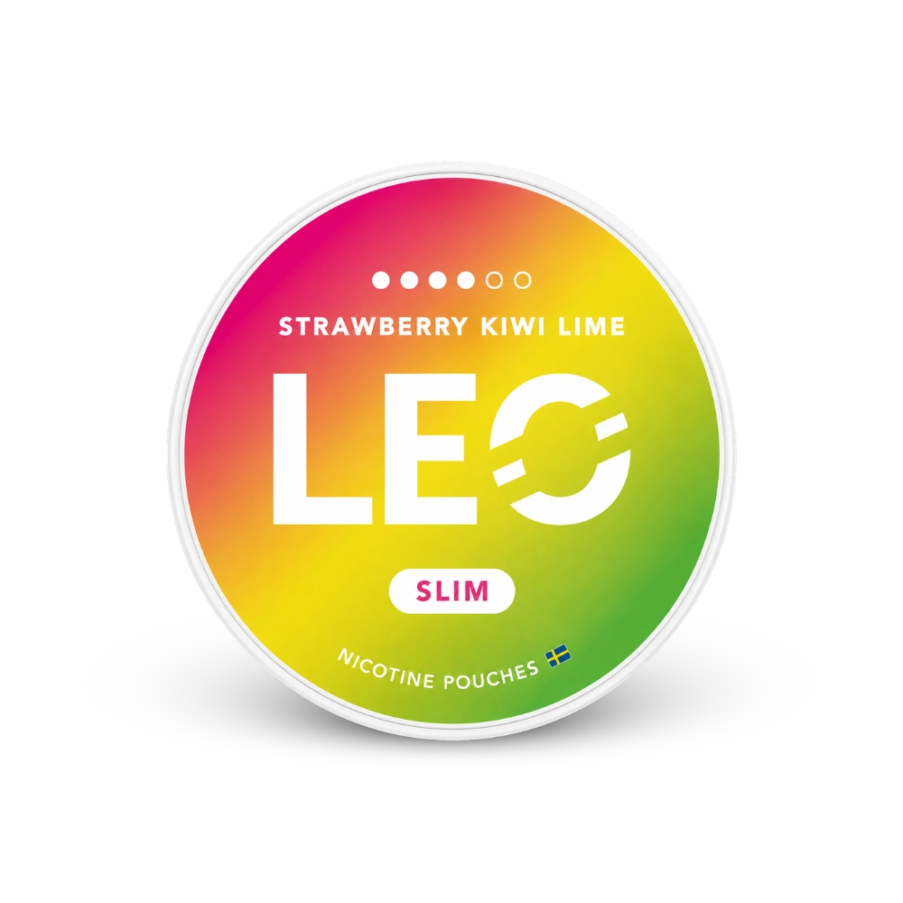 LEO Strawberry Kiwi Lime – cutie de pungute de nicotină