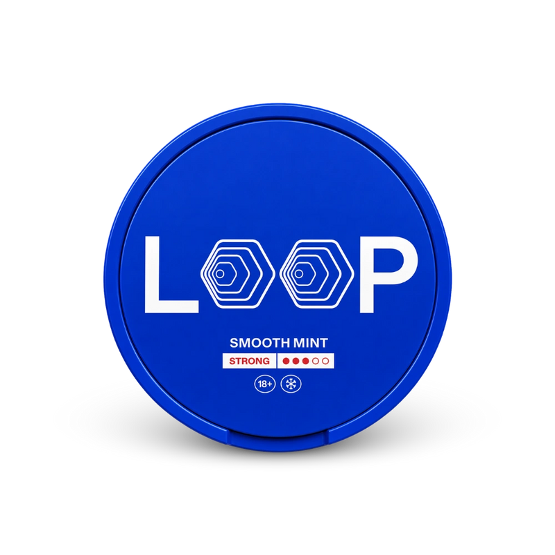 LOOP Smooth Mint Strong – cutie de pungute de nicotină