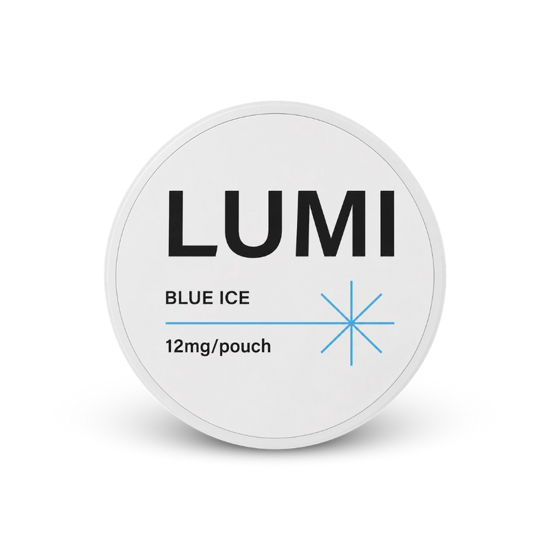 LUMI Blue Ice 12mg – cutie de pliculețe de nicotină