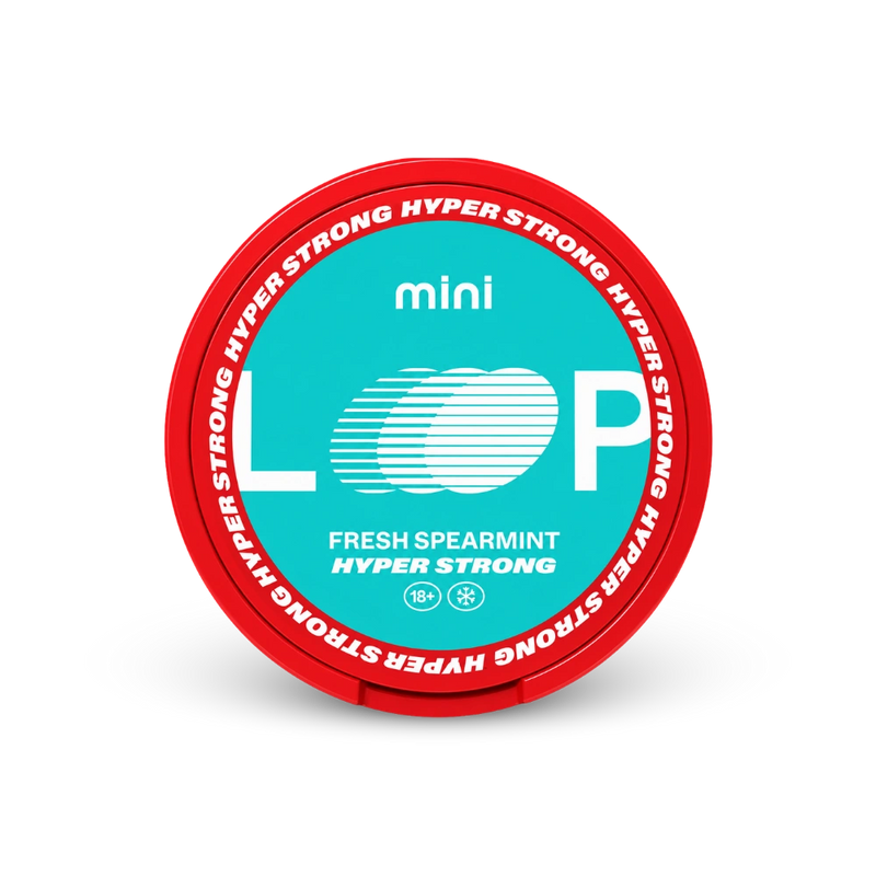 Loop Fresh Spearmint Mini Hyper – cutie de duțe de nicotină