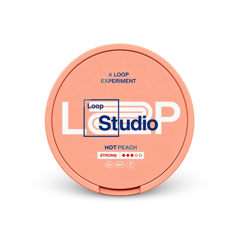 Loop Hot Peach Strong – cutie de pungute de nicotină