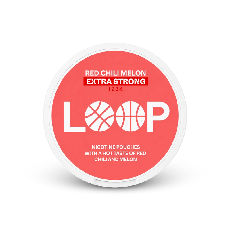 Loop Red Chili Melon Extra Strong – cutie de pernuțe de nicotină