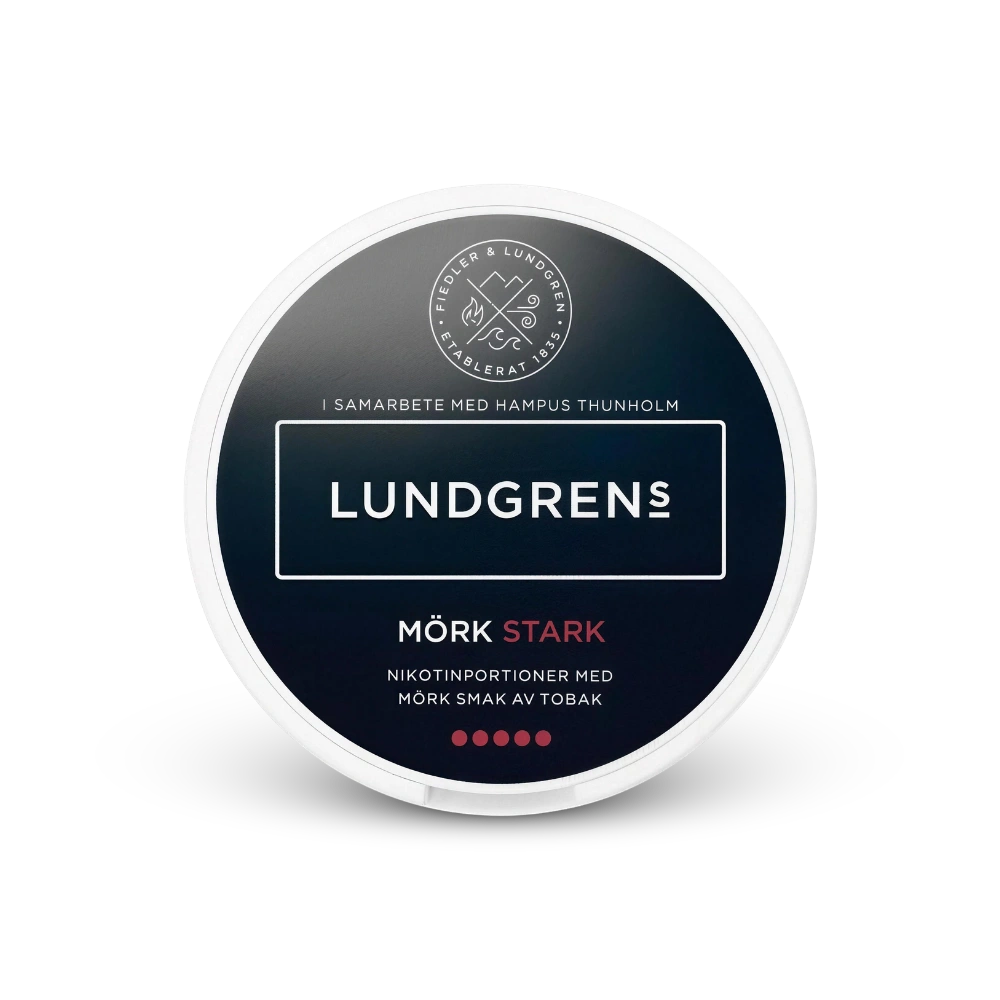 Lundgrens Mörk Stark – cutie de pernițe cu nicotină