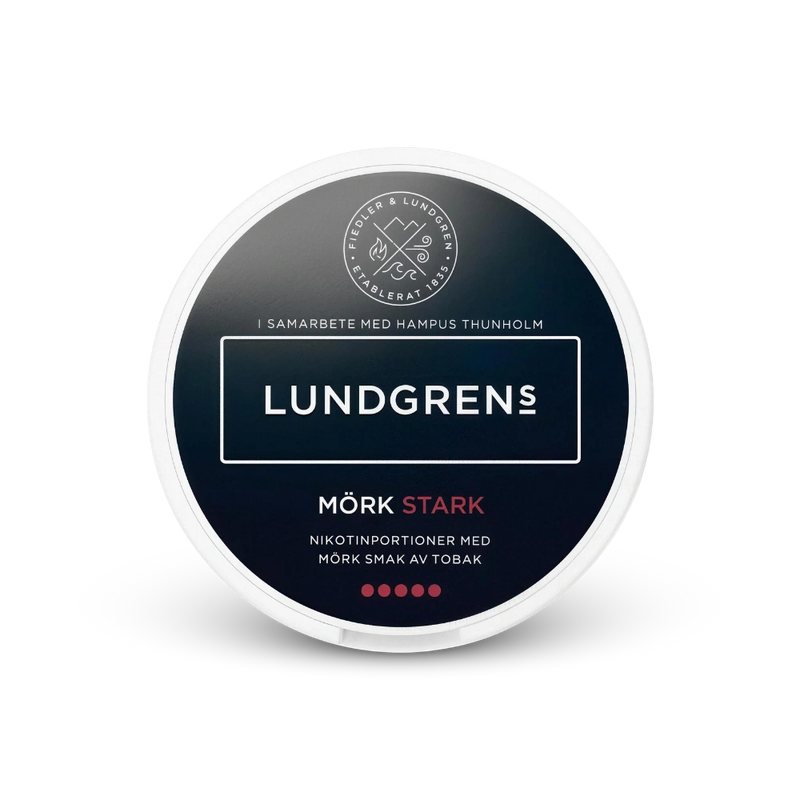 Lundgrens Mörk Stark – cutie de pernițe cu nicotină