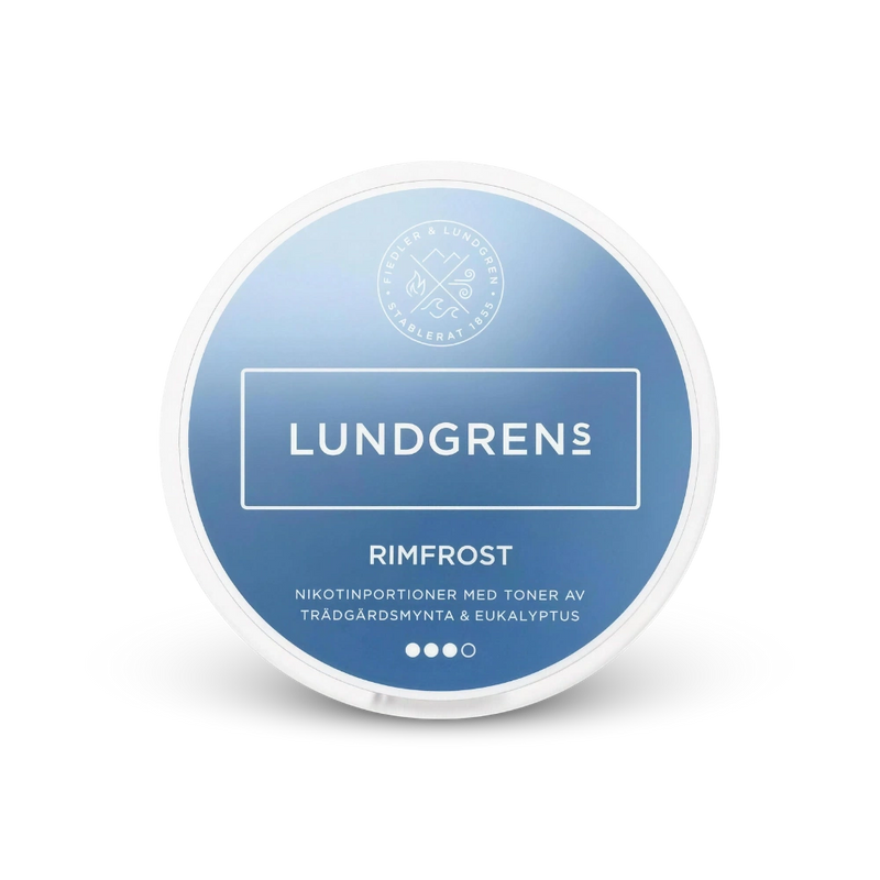 Lundgrens Rimfrost – cutie de pernuțe de nicotină