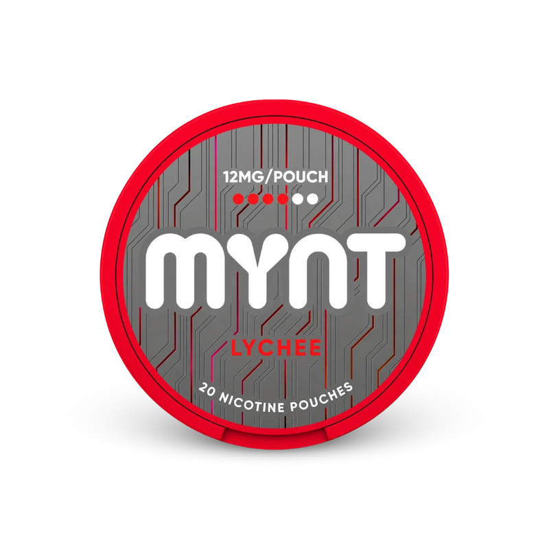 MYNT Lychee Medium – cutie de pungi de nicotină