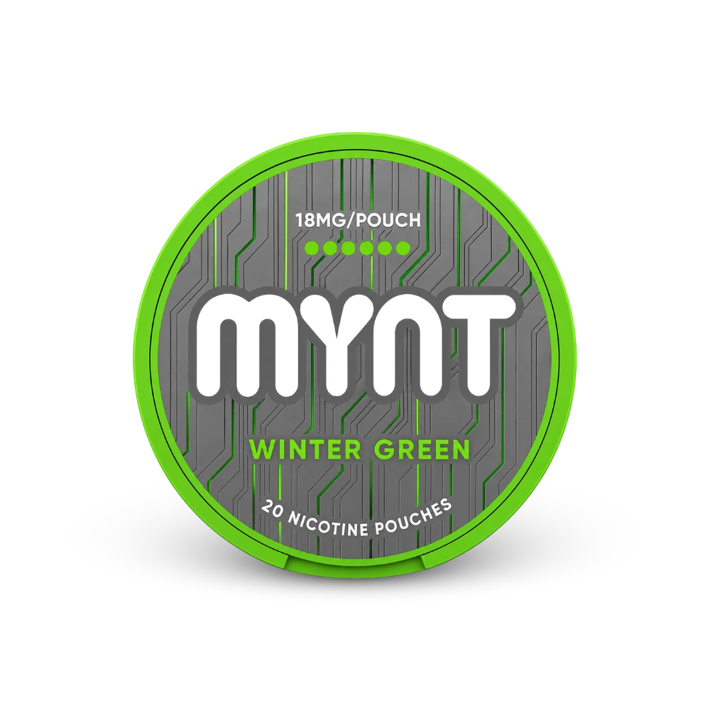 MYNT Winter Green Strong – cutie de pungi de nicotină