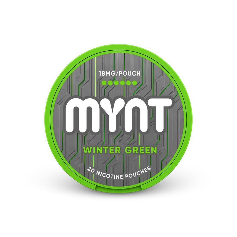 MYNT Winter Green Strong – cutie de pungi de nicotină