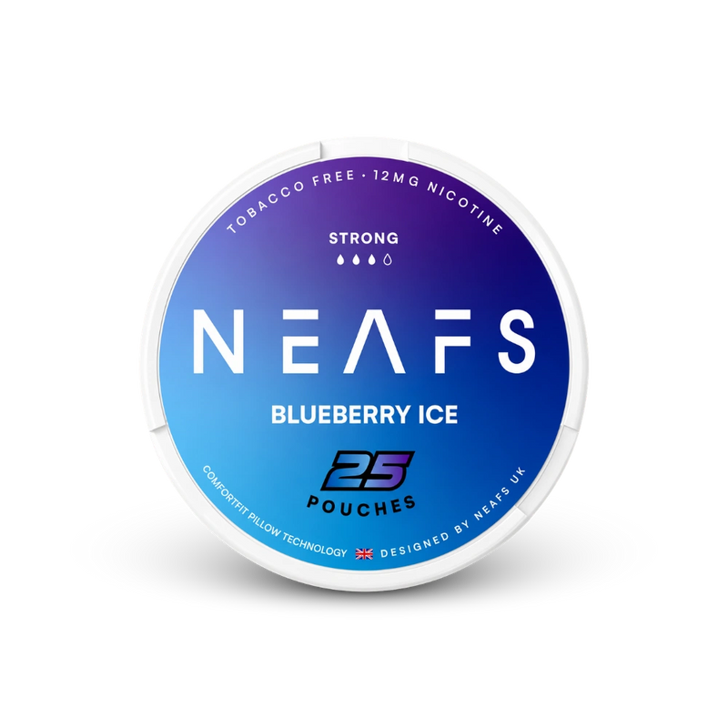 NEAFS Blueberry Ice Strong – cutie de plicuri de nicotină