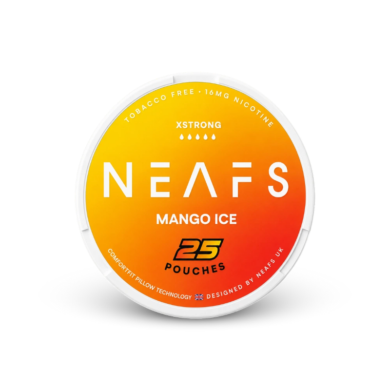 NEAFS Mango Ice Extra Strong – cutie de pliculețe de nicotină