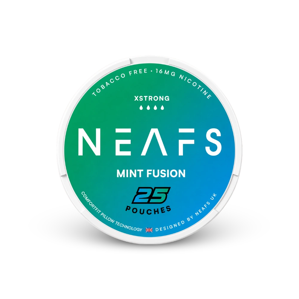 NEAFS Mint Fusion Extra Strong – cutie de pungute de nicotină