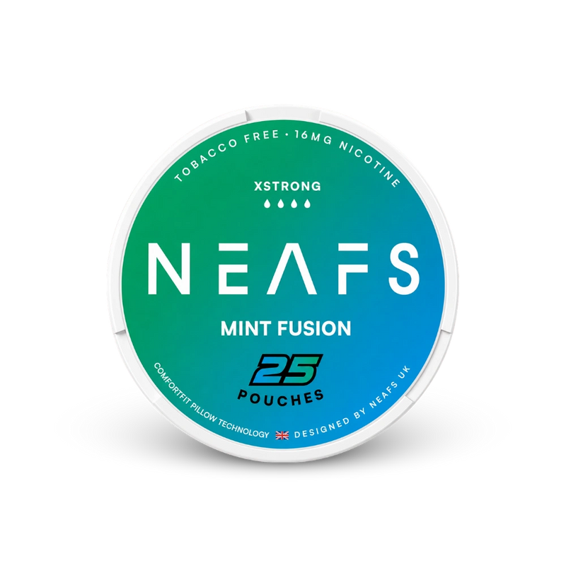 NEAFS Mint Fusion Extra Strong – cutie de pungute de nicotină