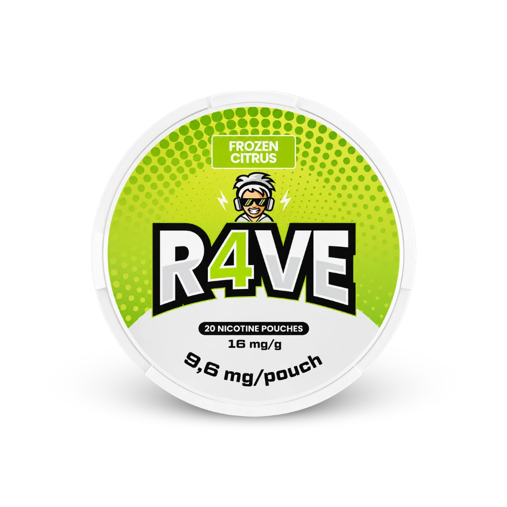 RAVE Frozen Citrus 16mg – cutie de pernuțe cu nicotină