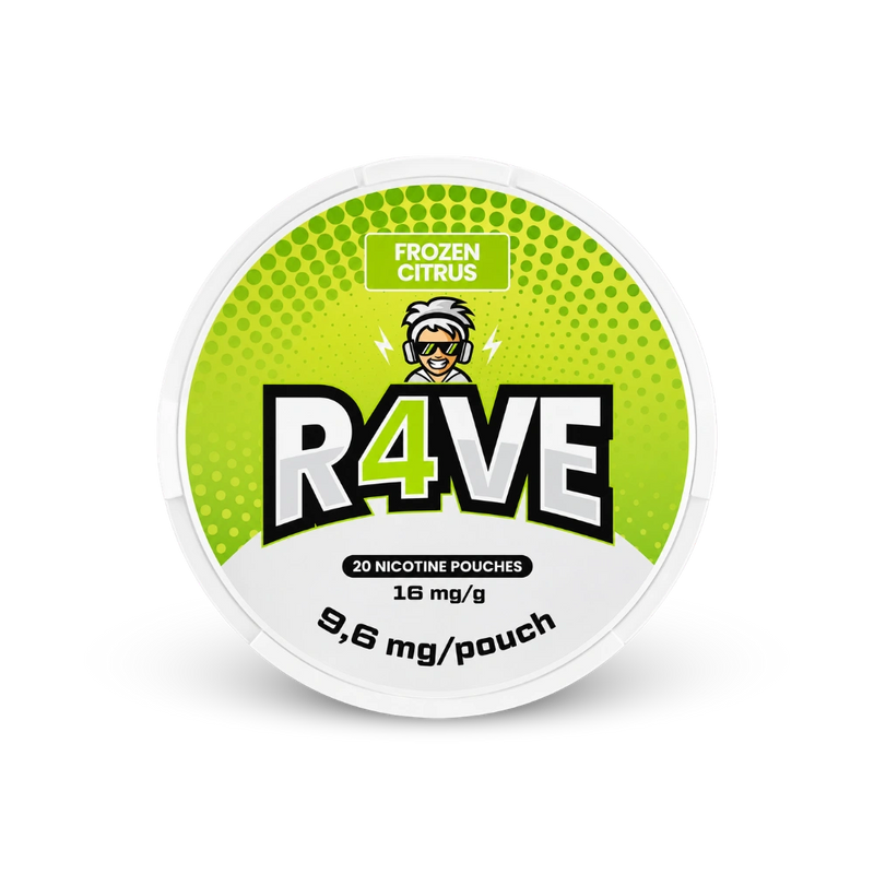 RAVE Frozen Citrus 16mg – cutie de pernuțe cu nicotină