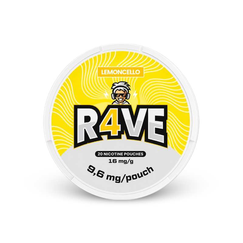 RAVE Lemoncello 16mg – cutie de poșete cu nicotină
