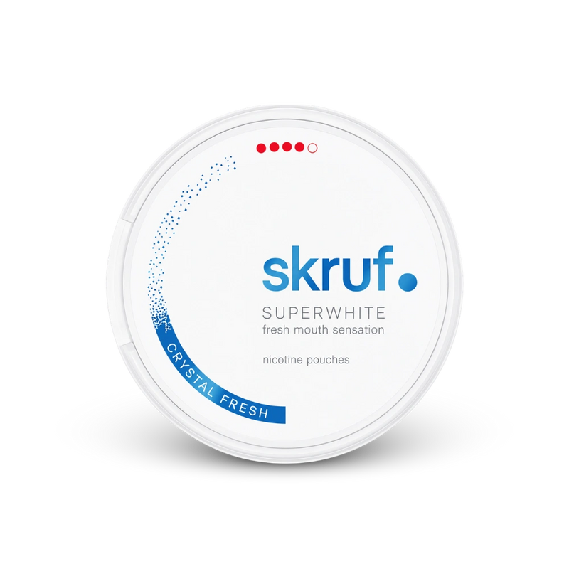 SKRUF Crystal Fresh Extra Strong – cutie de pliculețe cu nicotină