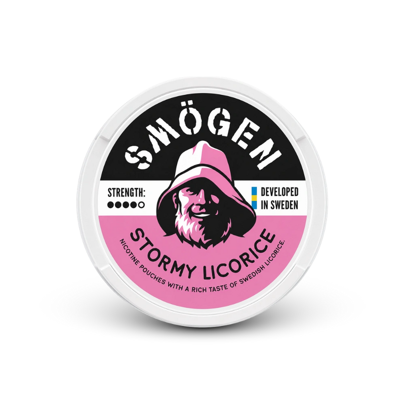 Smögen Stormy Licorice – cutie de pernuțe de nicotină