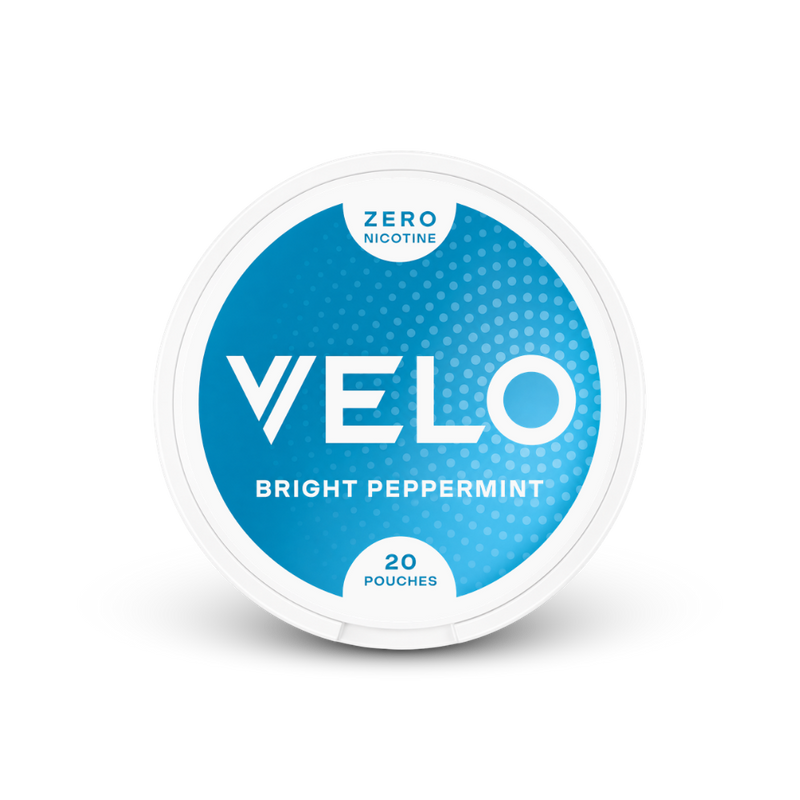 VELO Bright Peppermint Zero – cutie de pliculețe de nicotină