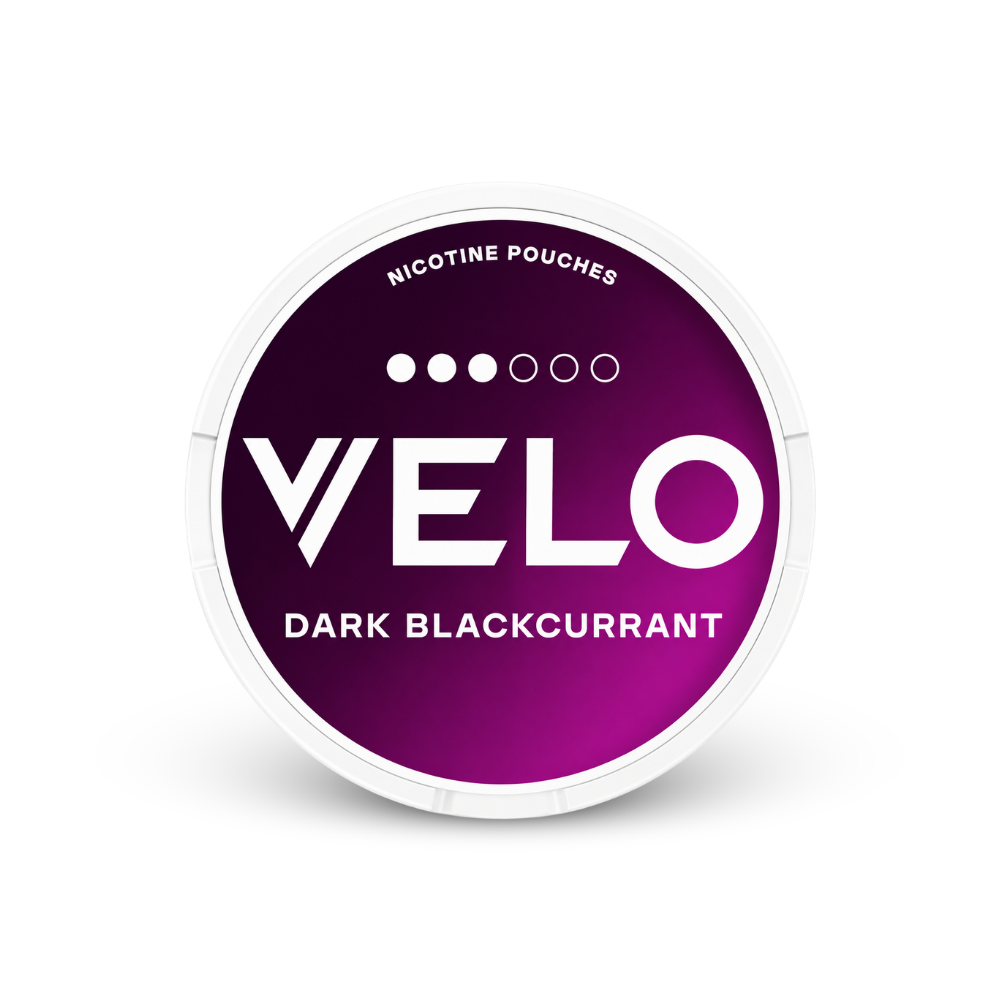 VELO Dark Blackcurrant – cutie de pernuțe cu nicotină