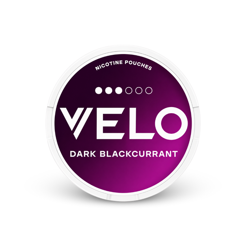 VELO Dark Blackcurrant – cutie de pernuțe cu nicotină