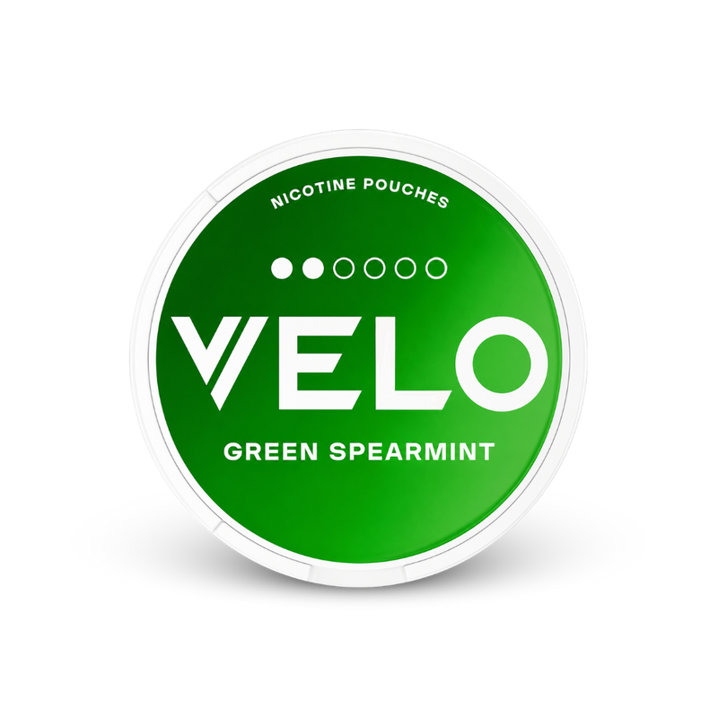 VELO Green Spearmint – cutie de pernuțe cu nicotină
