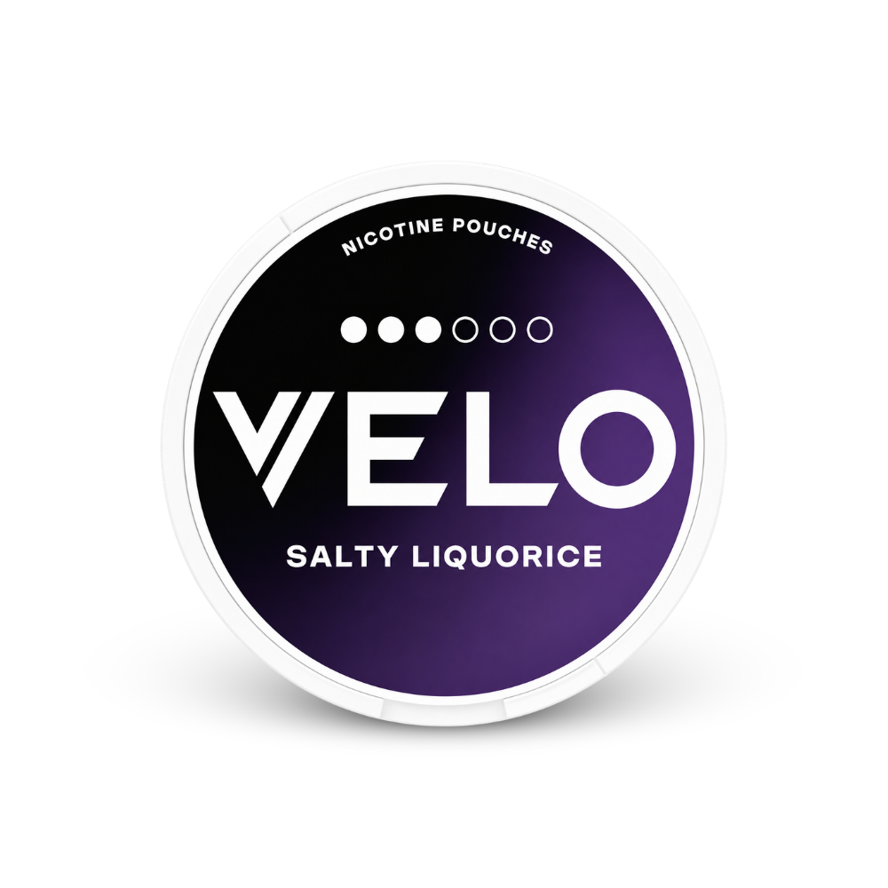 VELO Salty Liquorice – cutie de pernuțe cu nicotină