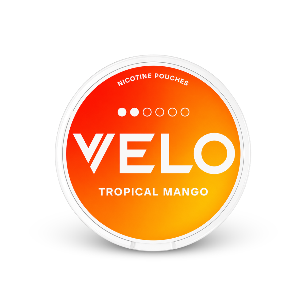 VELO Tropical Mango Slim – cutie de pungute de nicotină