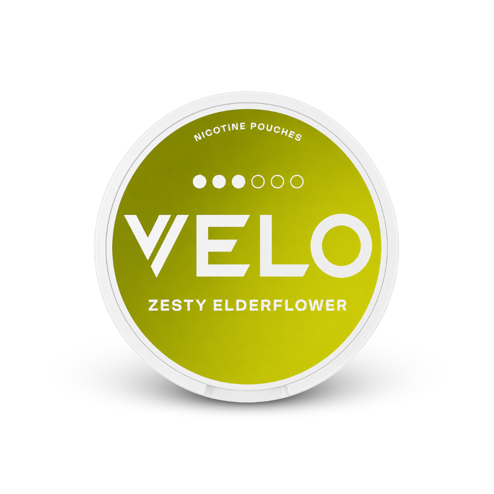VELO Zesty Elderflower – cutie de plicuri cu nicotină