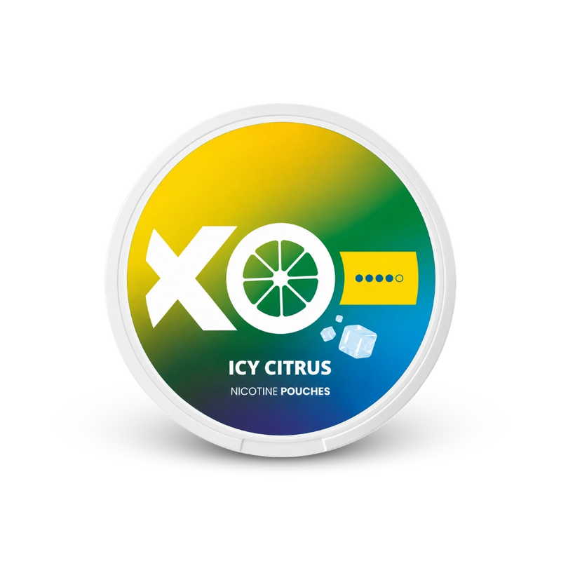 XO Icy Citrus – cutie de pliculețe cu nicotină