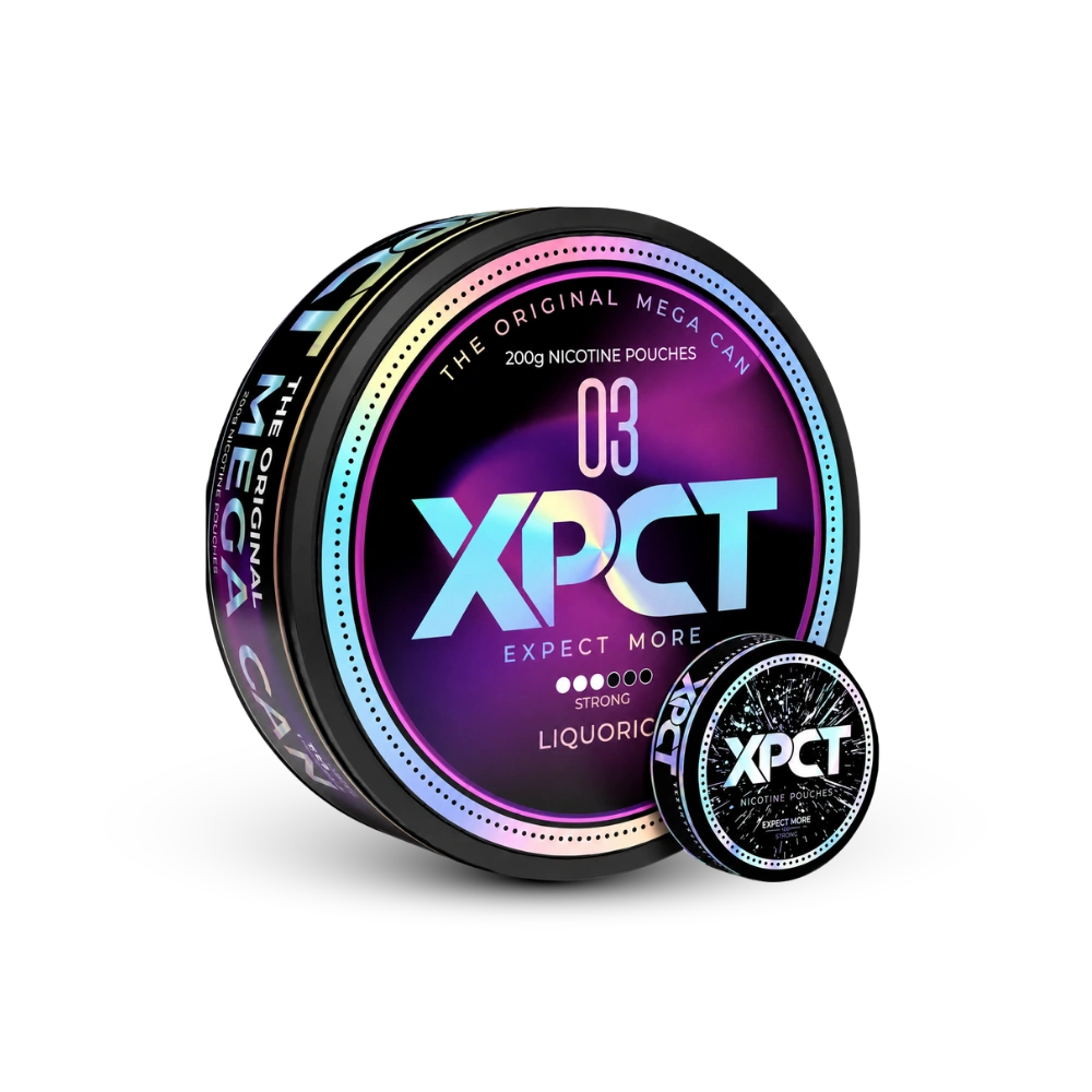 XPCT Black Mega Liquorice – cutie cu pungute de nicotină