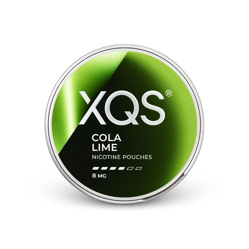 XQS Cola Lime 8mg – cutie de pernițe cu nicotină