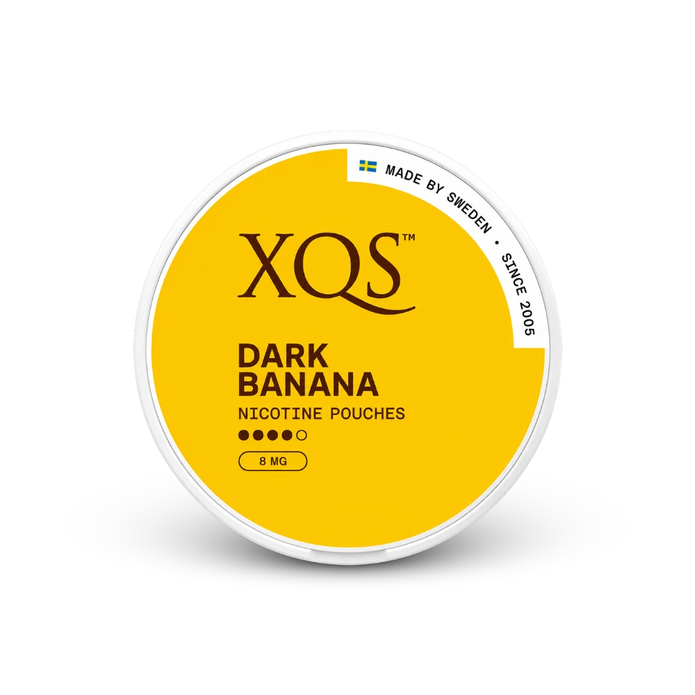 XQS Dark Banana Slim Strong – cutie de pernuțe de nicotină